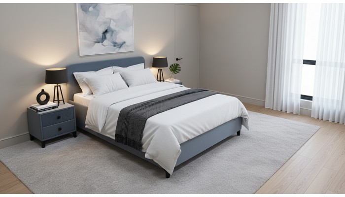 Кровать Белла 1400 Серый