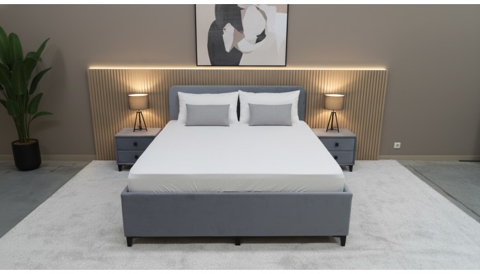 Кровать Белла 1600 Серый