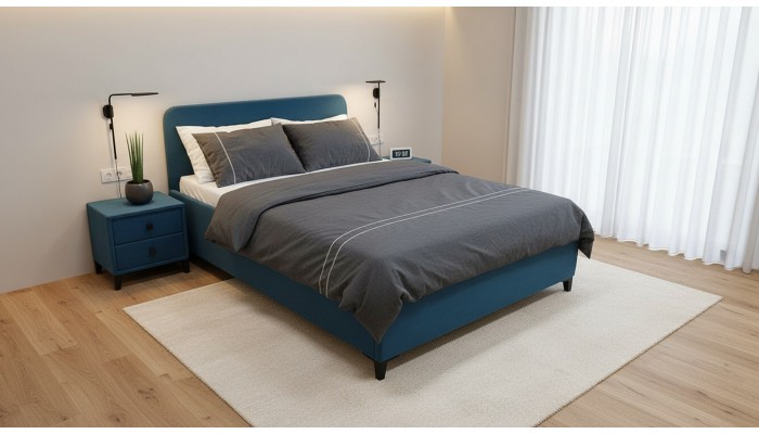 Кровать Белла 1400 Синий