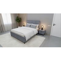 Кровать МЕГА 1400 Серый