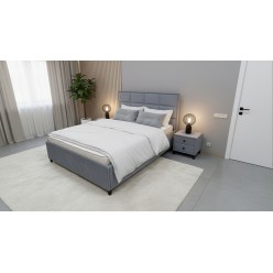 Кровать МЕГА 1400 Серый Кровать МЕГА 1400 Серый