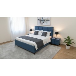 Кровать МЕГА 1400 Синий Кровать МЕГА 1400 Синий