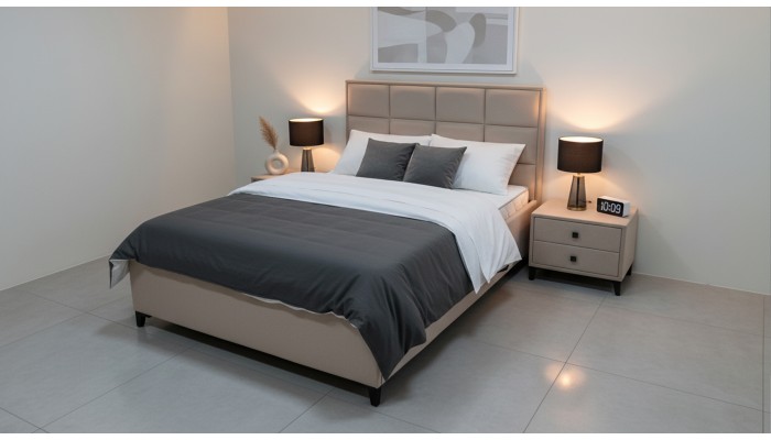 Кровать МЕГА 1600 Бежевый