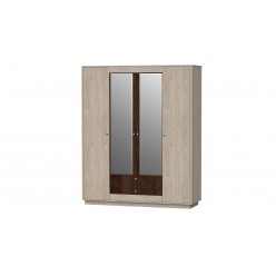 Манхеттен Шкаф 4-х створчатый гикори