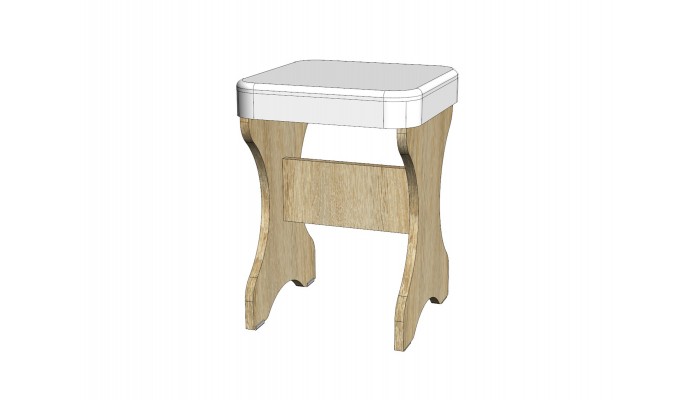 Табурет сонома/белый 2 шт. Табурет сонома/белый 2 шт.